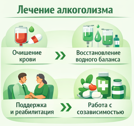 лечение алкоголизма в Удомле этапы